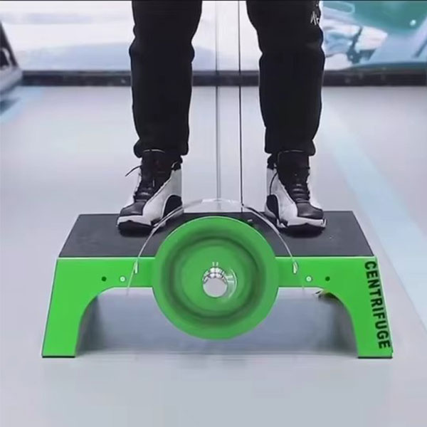 Flywheel centrifugal resistance training